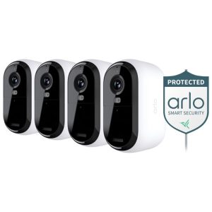 Arlo Essential Wire-Free Indoor/Outdoor 2K Security Camera (2nd Generation) - 4 Pack - White
